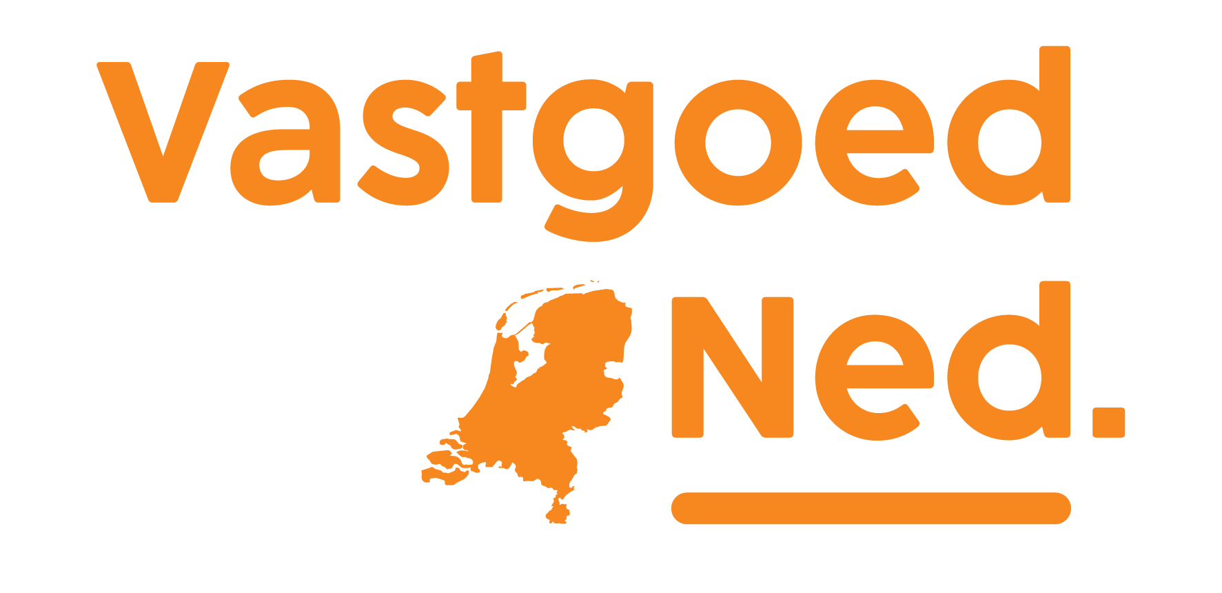 VastgoedNed logo witte lockup CMYK